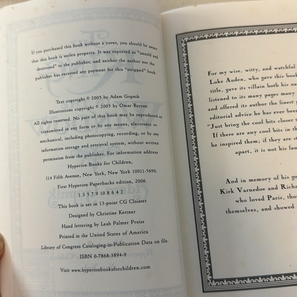 The King in the Window by Adam Gopnik PBK Miramax Books 2005 - Picture 7 of 7